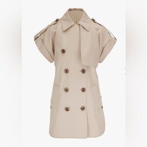 Veronica Beard Ensie Dickey Khaki Trench Vest